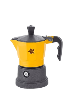 Espresso Stove Top Maker (yellow- 1 cup)