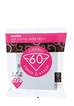 Hario V60 Filter Papers 02 (white-pack of 100)