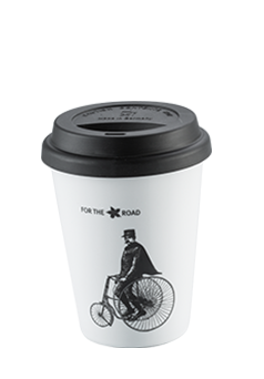 Coffee Island Premium Mug (for the road-380ml-black lid)